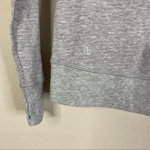LULULEMON gray In A Cinch reversible sweatshirt 4 - Picture 8 of 12